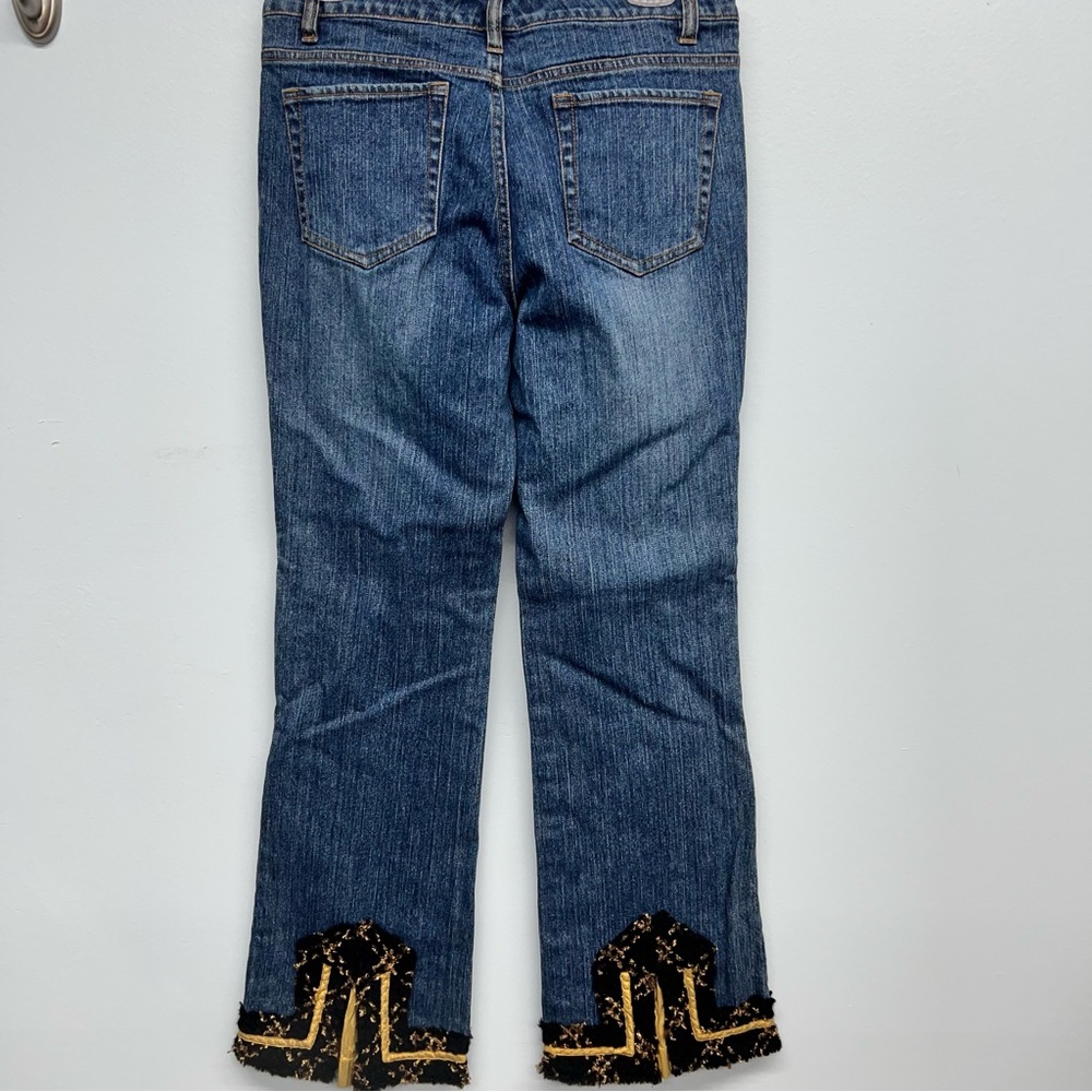 Fun jeans from Too She She. Notice the cute  hem. Size 6